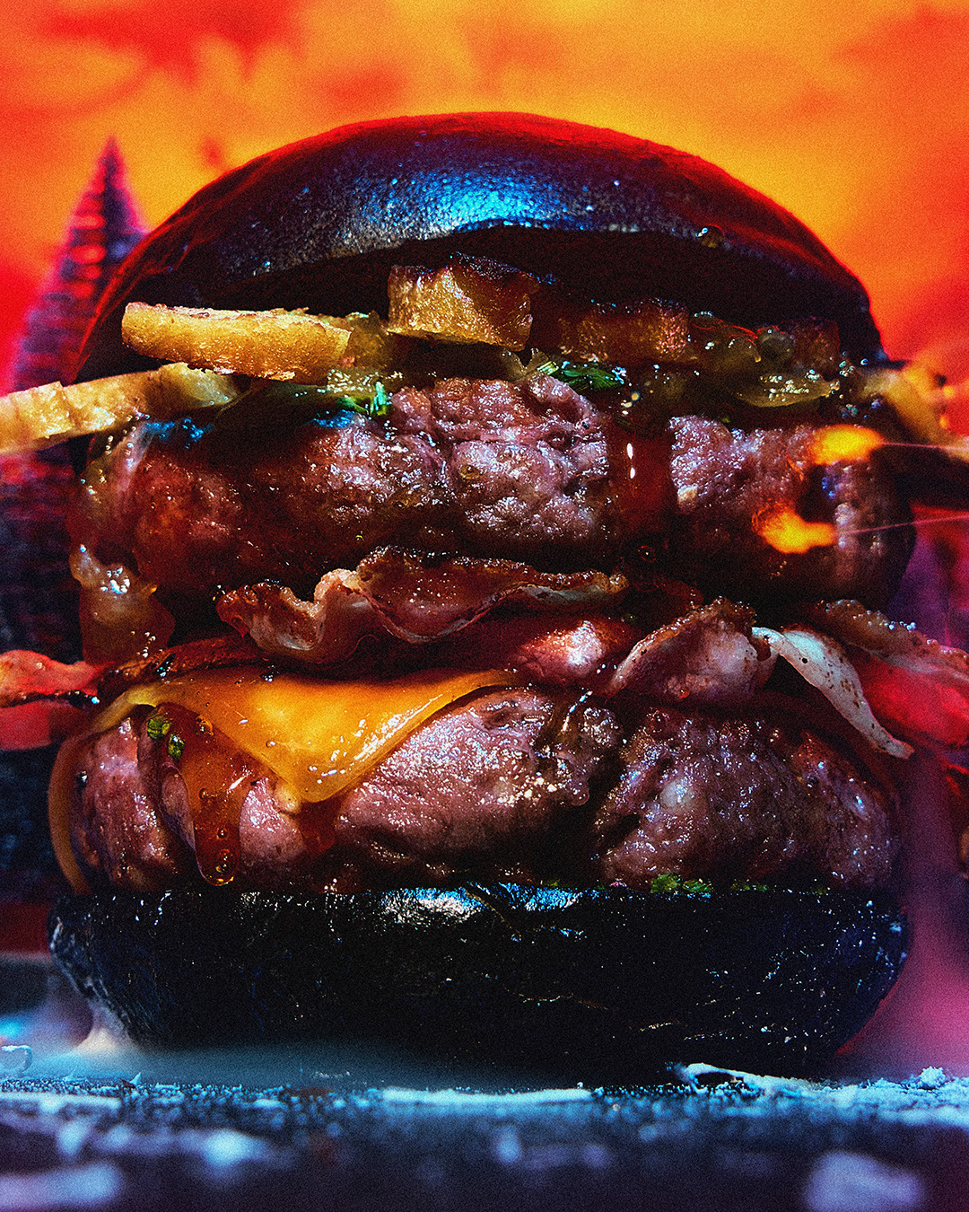 STRANGER Burger por Sancho Casual Burger. Tribute to Stranger Things